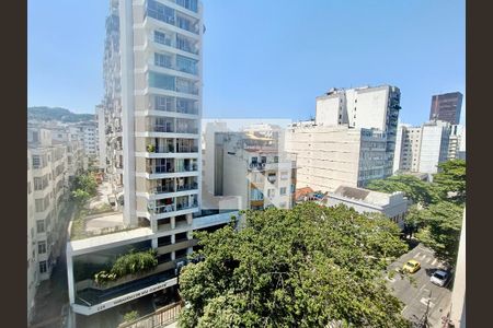 Sala vista  de apartamento para alugar com 2 quartos, 85m² em Botafogo, Rio de Janeiro