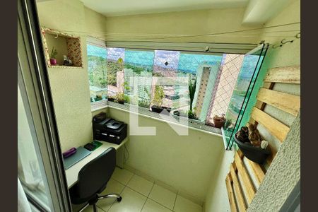 Varanda da Sala de apartamento para alugar com 2 quartos, 53m² em Serrano, Belo Horizonte