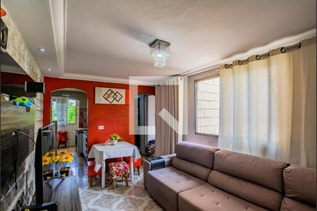 Sala de apartamento à venda com 2 quartos, 55m² em Jardim Alvorada, Santo André