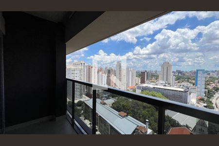 Varanda de kitnet/studio para alugar com 1 quarto, 21m² em Jardim Paulista, São Paulo