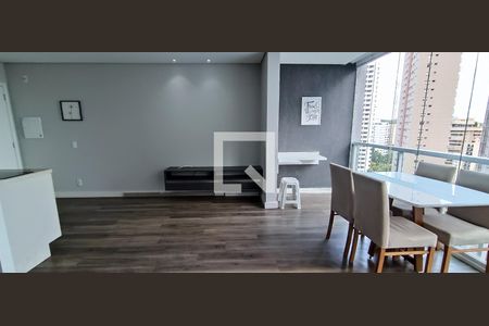 Sala/Cozinha/Varanda de apartamento para alugar com 1 quarto, 35m² em Real Parque, São Paulo