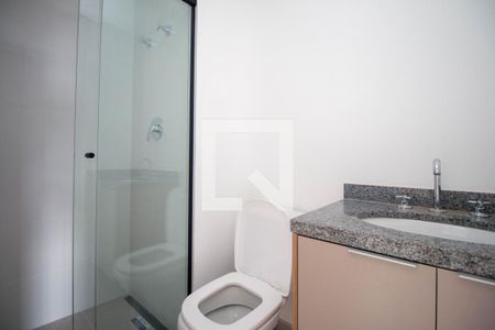 Banheiro de apartamento para alugar com 1 quarto, 25m² em Santo Amaro, São Paulo