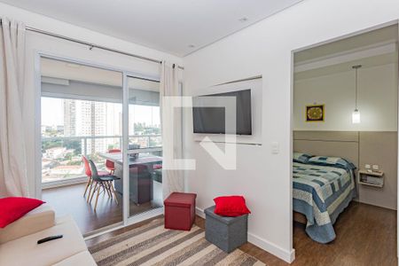 Sala de apartamento à venda com 1 quarto, 41m² em Vila Dom Pedro I, São Paulo