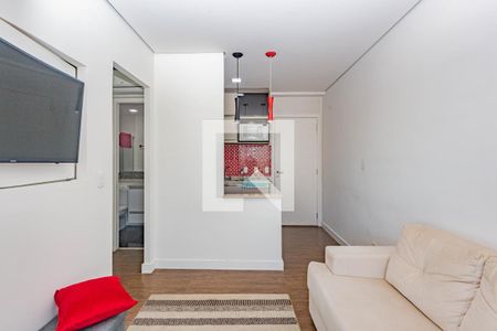 Sala de apartamento à venda com 1 quarto, 41m² em Vila Dom Pedro I, São Paulo