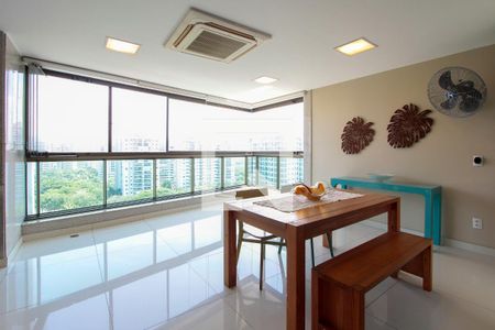 Varanda de apartamento para alugar com 4 quartos, 191m² em Barra da Tijuca, Rio de Janeiro