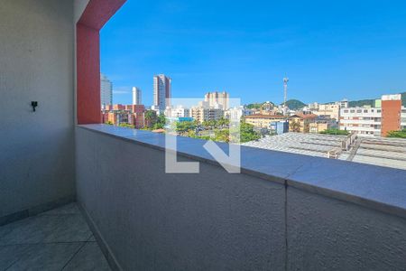 varanda de apartamento para alugar com 2 quartos, 80m² em Jardim Tres Marias, Guarujá