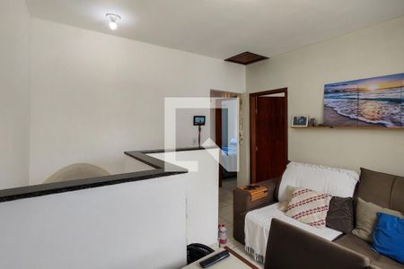 Sala de casa de condomínio para alugar com 2 quartos, 53m² em Nova Mirim, Praia Grande