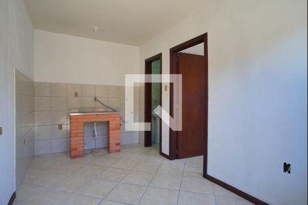 Sala - Cozinha de apartamento para alugar com 1 quarto, 30m² em Floresta, Porto Alegre