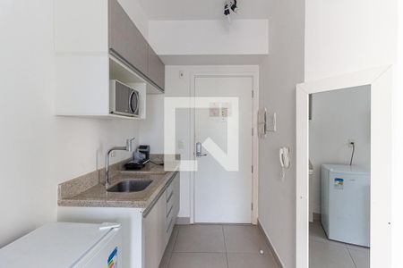 Cozinha de kitnet/studio para alugar com 1 quarto, 30m² em Centro Histórico de São Paulo, São Paulo