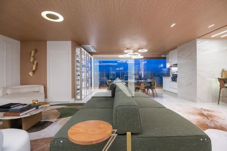 Sala de apartamento à venda com 3 quartos, 147m² em Brooklin Novo, São Paulo