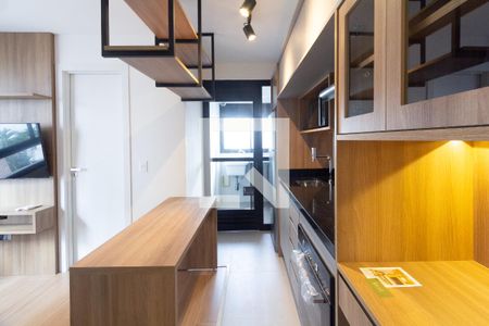 Sala/Cozinha de apartamento para alugar com 2 quartos, 36m² em Indianópolis, São Paulo