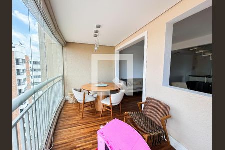 Varanda  de apartamento para alugar com 2 quartos, 129m² em Chácara Santo Antônio (zona Sul), São Paulo