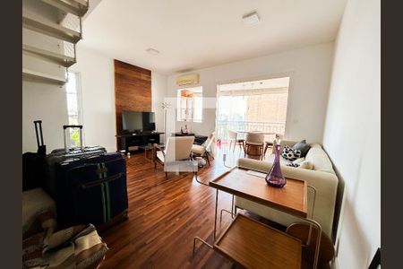 Sala de apartamento para alugar com 2 quartos, 129m² em Chácara Santo Antônio (zona Sul), São Paulo