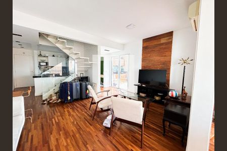 Sala de apartamento para alugar com 2 quartos, 129m² em Chácara Santo Antônio (zona Sul), São Paulo