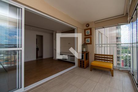 Varanda Sala de apartamento para alugar com 2 quartos, 86m² em Vila Augusta, Guarulhos