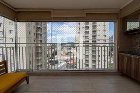 Varanda Sala de apartamento para alugar com 2 quartos, 86m² em Vila Augusta, Guarulhos