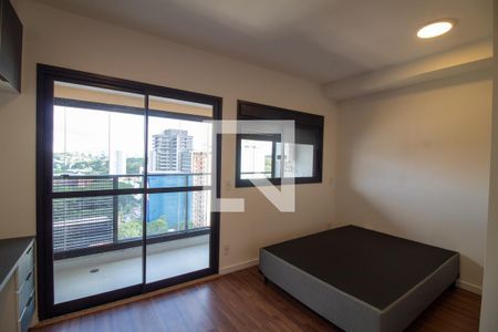 Sala / Quarto - Studio de kitnet/studio à venda com 1 quarto, 33m² em Jardim das Acacias, São Paulo