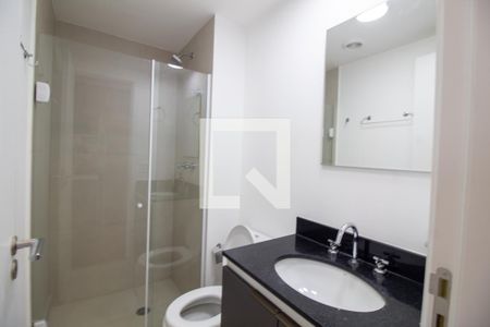 Banheiro de kitnet/studio à venda com 1 quarto, 33m² em Jardim das Acacias, São Paulo