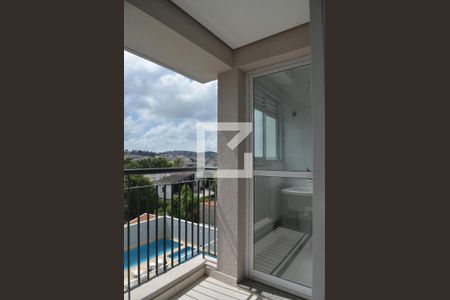 Varanda da Sala de apartamento à venda com 2 quartos, 50m² em Vila Pires, Santo André