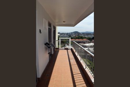 Varanda da Sala de apartamento para alugar com 3 quartos, 103m² em Barra da Tijuca, Rio de Janeiro