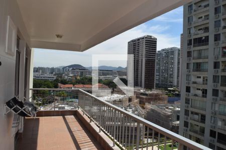 Varanda da Sala de apartamento para alugar com 3 quartos, 103m² em Barra da Tijuca, Rio de Janeiro