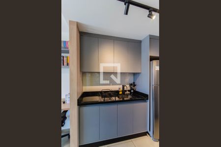 Cozinha de kitnet/studio à venda com 1 quarto, 30m² em Vila Mariana, São Paulo