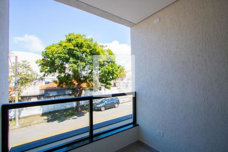 Varanda da sala de casa à venda com 3 quartos, 130m² em Paraíso, Santo André