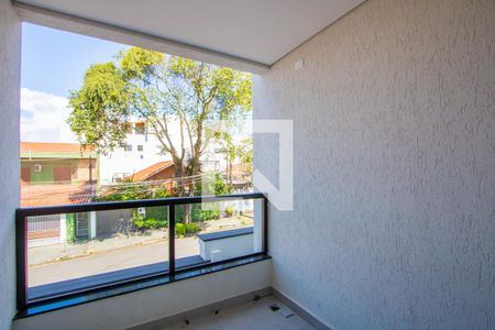 Varanda da sala de casa à venda com 3 quartos, 130m² em Paraíso, Santo André