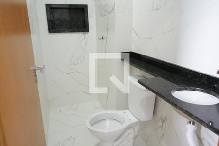 Banheiro de apartamento à venda com 1 quarto, 26m² em Vila Invernada, São Paulo