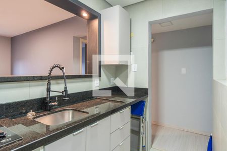 Cozinha de apartamento para alugar com 1 quarto, 46m² em Farroupilha, Porto Alegre