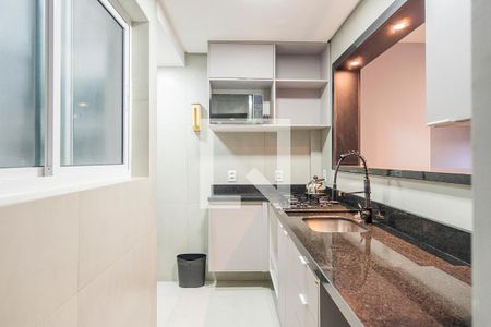 Cozinha de apartamento para alugar com 1 quarto, 46m² em Farroupilha, Porto Alegre