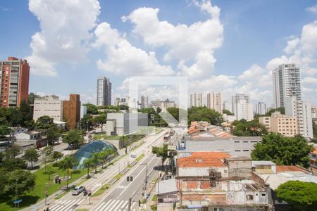 Vista de kitnet/studio à venda com 1 quarto, 27m² em Santo Amaro, São Paulo