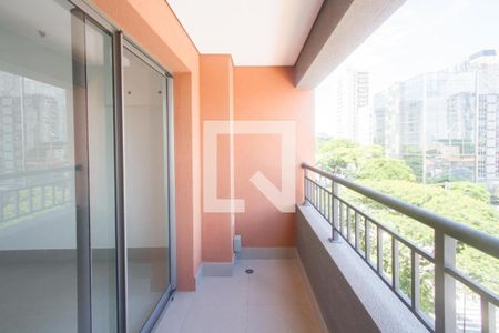 Varanda de kitnet/studio à venda com 1 quarto, 27m² em Santo Amaro, São Paulo