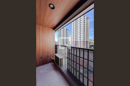 Varanda da Sala de kitnet/studio para alugar com 1 quarto, 25m² em Vila Regente Feijó, São Paulo