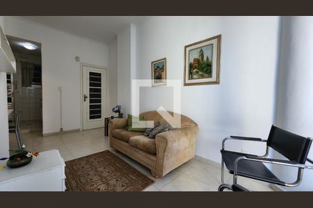 Sala de apartamento para alugar com 1 quarto, 36m² em Boqueirão, Santos