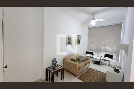 Sala de apartamento para alugar com 1 quarto, 36m² em Boqueirão, Santos