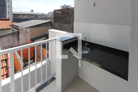 Varanda da Sala de apartamento à venda com 2 quartos, 45m² em Vila Nova Pauliceia, São Paulo