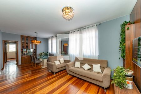 Sala de apartamento à venda com 3 quartos, 100m² em Jardim America, Belo Horizonte