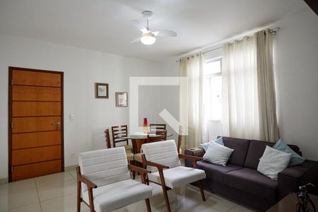 Sala de apartamento à venda com 3 quartos, 96m² em Cidade Nova, Belo Horizonte