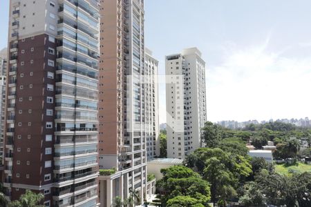 Vista da Sacada de apartamento à venda com 5 quartos, 330m² em Indianópolis, São Paulo