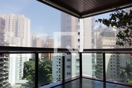 Varanda da Sala de apartamento à venda com 5 quartos, 330m² em Indianópolis, São Paulo