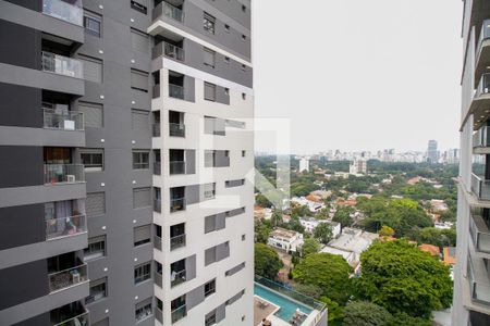 Vista do Quarto de kitnet/studio à venda com 1 quarto, 29m² em Pinheiros, São Paulo