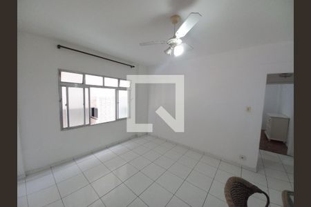 Sala de apartamento para alugar com 1 quarto, 64m² em Itararé, São Vicente