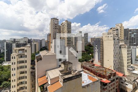 Vista da Varanda de kitnet/studio para alugar com 1 quarto, 25m² em República, São Paulo