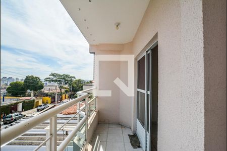 Varanda da Sala de apartamento à venda com 3 quartos, 106m² em Vila Eldizia, Santo André