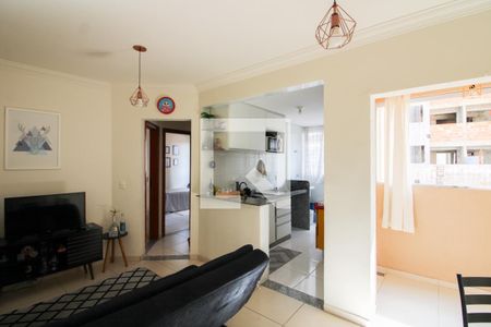 Sala de apartamento à venda com 2 quartos, 56m² em Manacás, Belo Horizonte