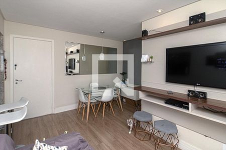 sala de apartamento à venda com 2 quartos, 52m² em Sacomã, São Paulo