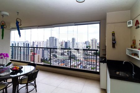 Varanda gourmet de kitnet/studio à venda com 3 quartos, 120m² em Vila Prudente, São Paulo