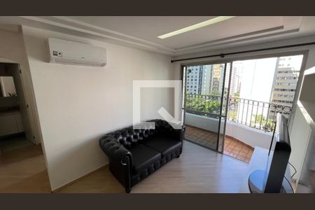 Sala de apartamento para alugar com 1 quarto, 45m² em Jardim Paulista, São Paulo