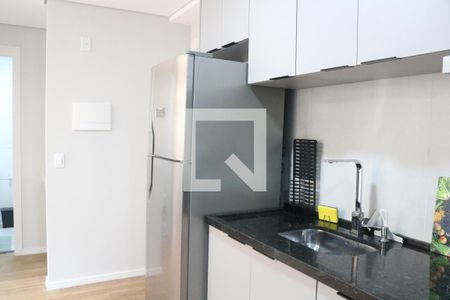 Cozinha e Área de Serviço de apartamento para alugar com 2 quartos, 35m² em Várzea da Barra Funda, São Paulo